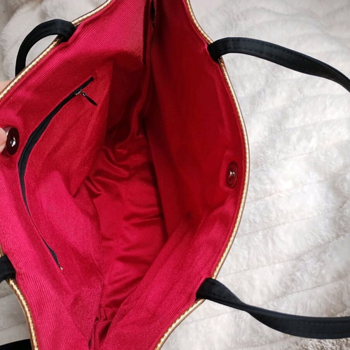 Vintage shoulder bag used, multicolored, eco-friendly