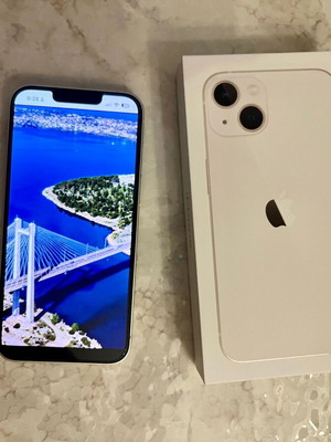 iPhone 13 128GB άσπρο σαν καινούργιο, smartphone Apple iOS