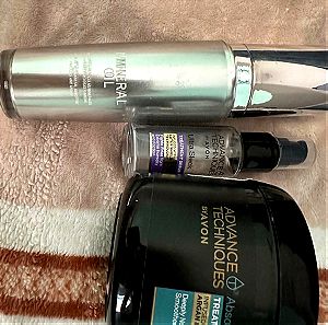 Hair products Avon and mineral oil