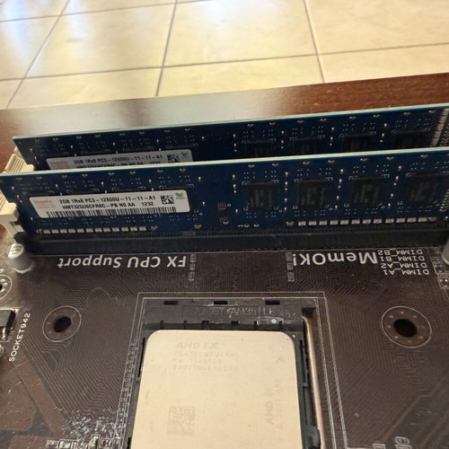 ASUS M5A97 R2.0 motherboard with FX 4300 and 4GB RAM used