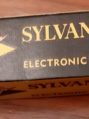 Sylvania 12SK7GT ηλεκτρονικός σωλήνας, αχρησιμοποίητος, αρχική συσκευασία