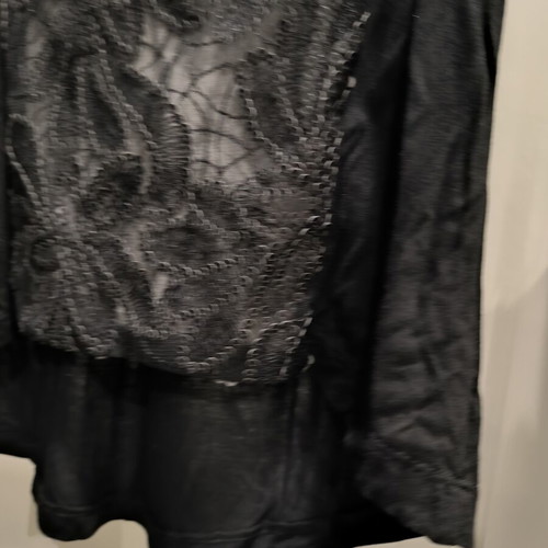 Attrattivo black evening blouse size M like new