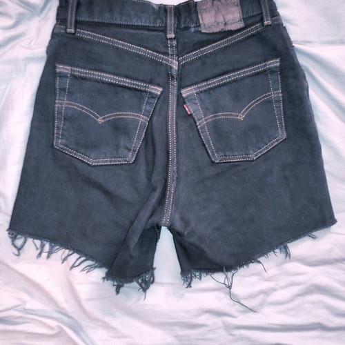 Levi's Vintage Urban Renewal High Waisted Denim Shorts refurbished, XS
