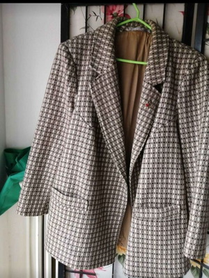 Women's tailored jacket used, size XL, pure wool