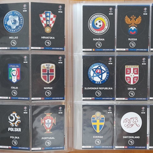 Road to EURO 2016 Adrenalyn XL album with 313/333 cards like new