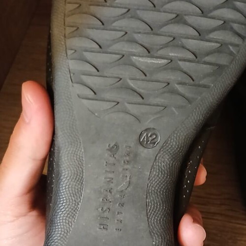 Hispanitas ballerinas like new, size 42, black leather