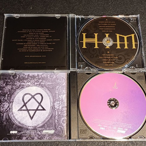 HIM Complete Discography 8 CDs 1997-2013 Box Set with Singles and DVD used