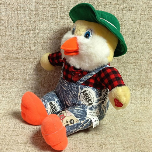 Plush Dolls Animals New, Pack of 3, 90s Vintage Bird and Bear