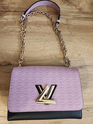 Louis Vuitton Twist Bag new, crossbody, black and pink