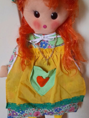 El Greco rare cloth doll like new with pillow or sock case