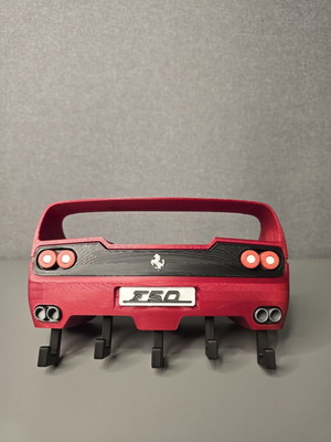 Ferrari F50 3D printed keychain wall mount like new