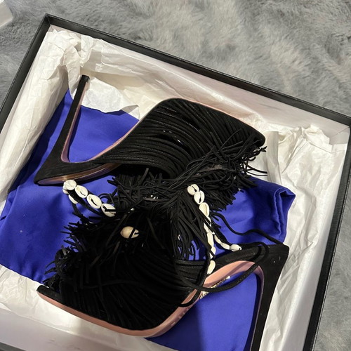 Aquazzura platform sandals new, size 39.5, black