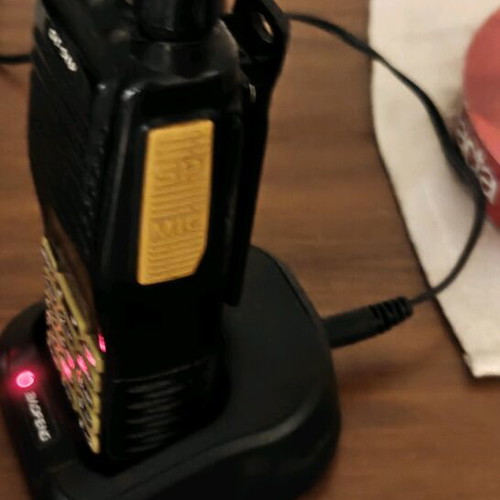 Baofeng GT-5TP handheld radio used, 8W power, 2000mAh battery