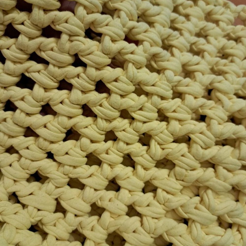 Handmade yellow shoulder bag new