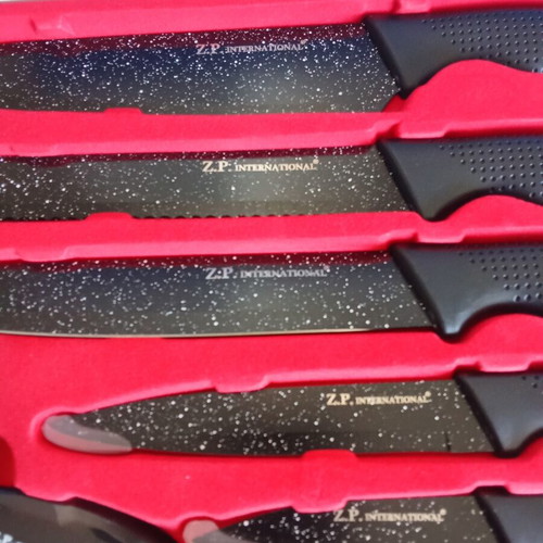 Kitchen knife set and peeler new, Swiss brand, 6 pieces