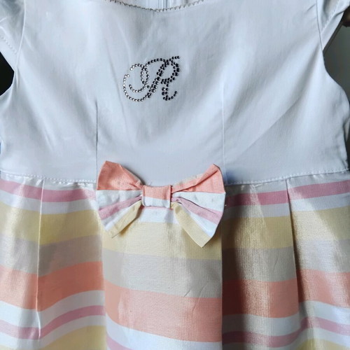Raxevsky dress 6 years like new, white multicolor