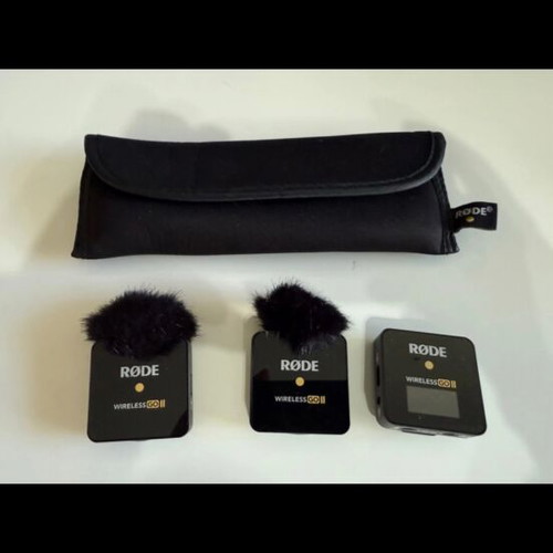RØDE Wireless GO II set of 2 microphones like new, complete package