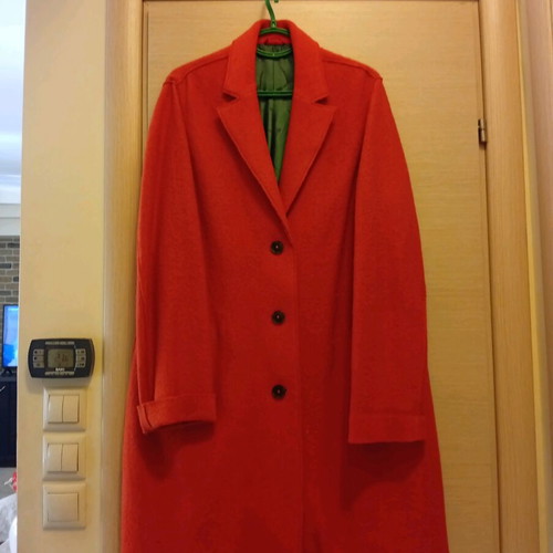 Lightweight oversized coat burnt orange like new