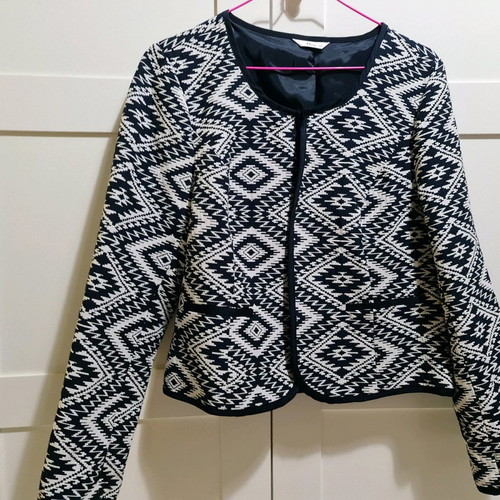 Ethnic jacket Miss Etam size 44 used, white