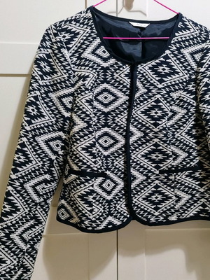 Ethnic jacket Miss Etam size 44 used, white