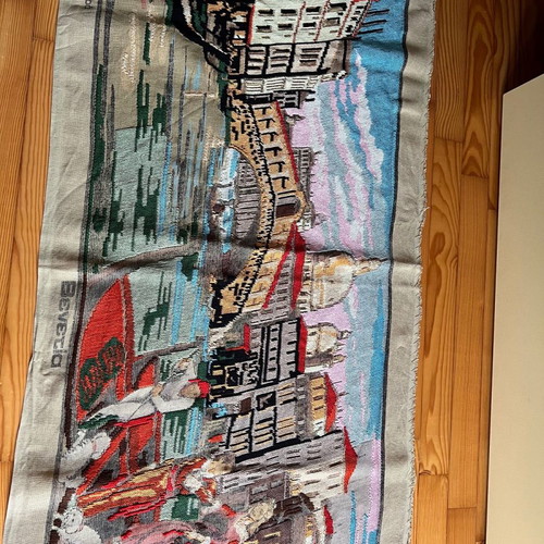 Embroidery used for frame with Venice theme
