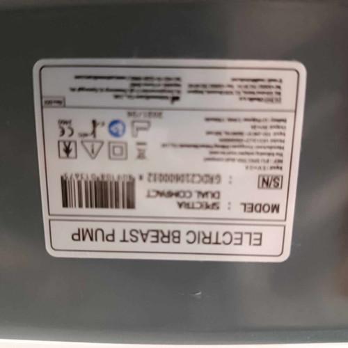 Spectra electric breast pump used with charger and tubes