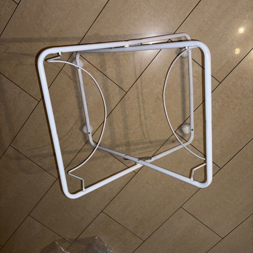 Baby Bassinet with Metal Base and Wheels like new
