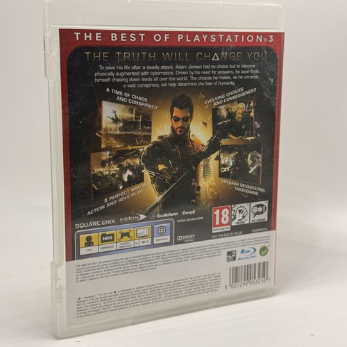 Deus Ex PlayStation 3 game used, action adventure