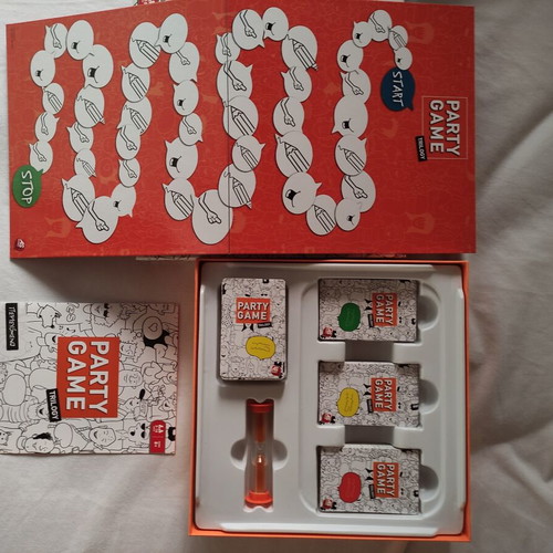 Party Game Trilogy board game, Greek edition, complete
