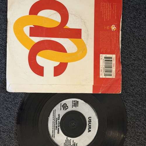 Usura Open Your Mind 7" single used