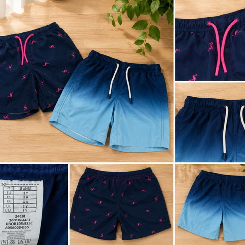 Kids Swimwear set for 8 years old like new with sports shorts gift