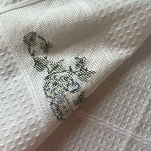 Kitchen towel new hand embroidered