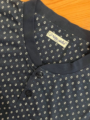 Men's Notte Stella T-shirt L used, blue, cotton stretch