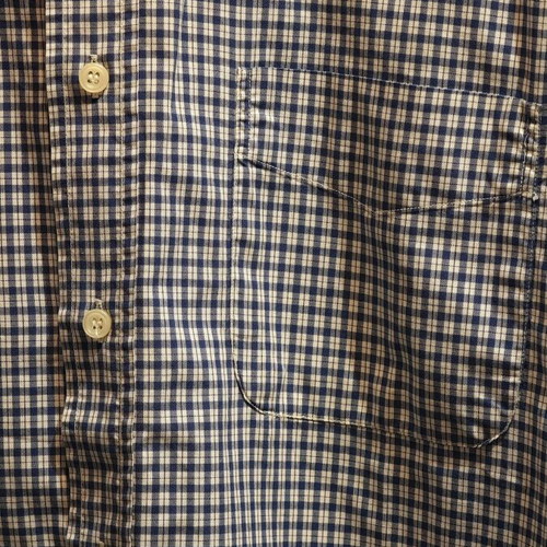 Zara men's shirt XL like new, white and blue cotton