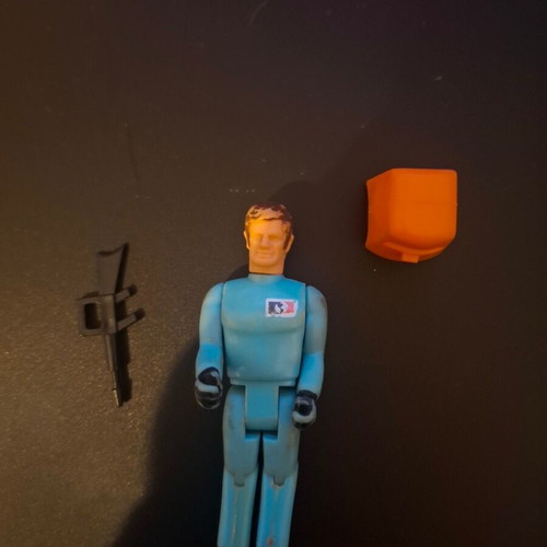 Matchbox Lesney vintage 70's MAC 3'' μπλε φιγούρα δράσης μεταχειρισμένη
