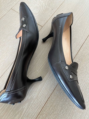 Tod's pumps used, brown leather, size 38