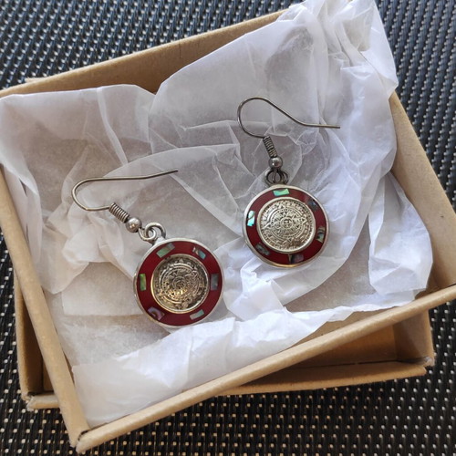 Art deco Mexican earrings