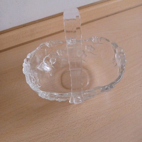 Crystal vintage basket fondue like new