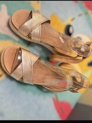 Ugg Australia leather sandals like new, size 41, beige and brown