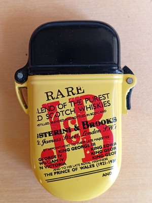 J&B metal lighter vintage used from the 90s