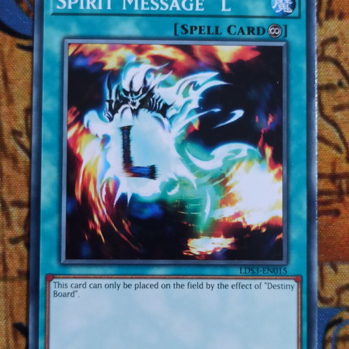 Spirit Message "L" Continuous Spell κάρτα σαν καινούργιο