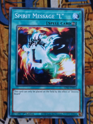 Spirit Message "L" Continuous Spell κάρτα σαν καινούργιο
