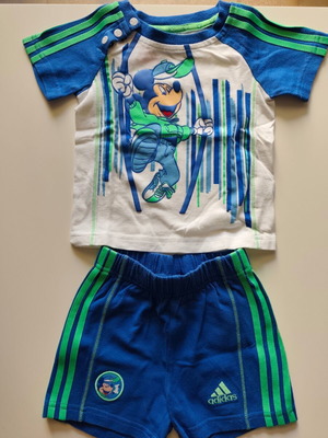 Adidas Mickey Disney set for 3-6 months like new