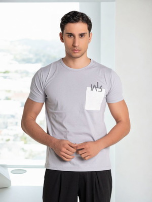 T-Shirt MRT Pocket Grey new Martini cotton