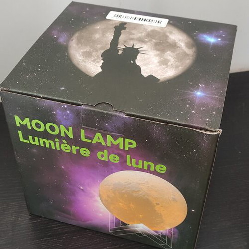 Rechargeable LED moon lamp