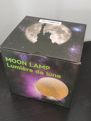 Rechargeable LED moon lamp