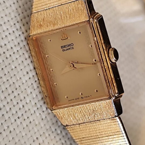 Seiko Quartz Lassale vintage ladies' watch, gold tone, NOS