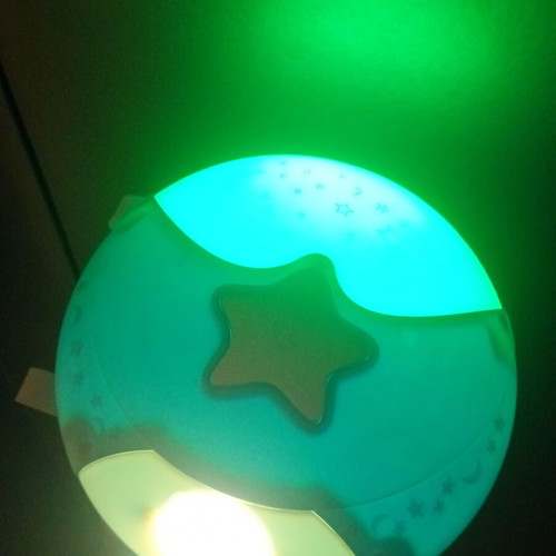 Baby projector with lights and sounds used, suitable for lullabies