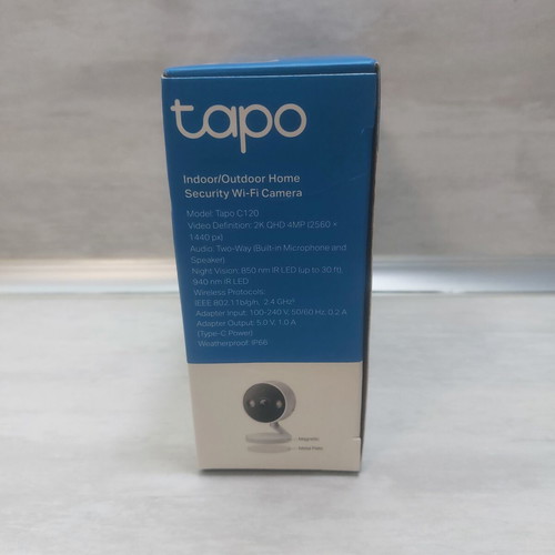 TP-Link Tapo C120 2K QHD Indoor/Outdoor Smart Security Camera