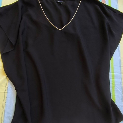 Black elegant blouse XL/XXL like new, KappAhl